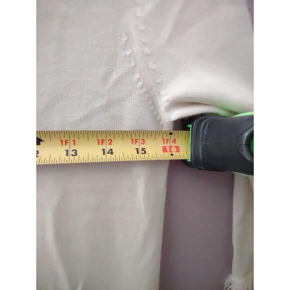 Trina Turk Ivory Fringe Sass Merino Wool Dress Size Small Please Read Descript - Picture 7 of 10